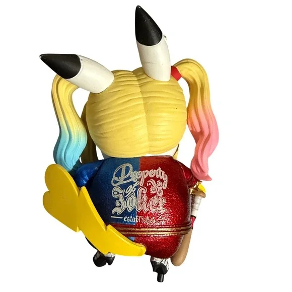 Pokemon Pikachu Harley Quinn Figure Mashup Suicide Squad Cosplay Action Figure - Picture 2 of 8